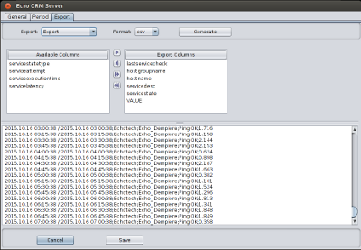 ReportBase Data Export Configuration and Testpage